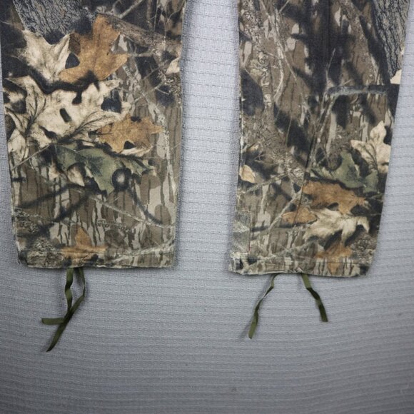Mossy Oak Vintage Patched Cargo Pants Real Tree Camo 38x32 - Picture 7 of 8